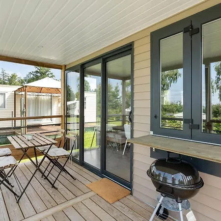 Camping Papillon Bouillon - Vakantiehuis Premium Rustige Locatie Chalet