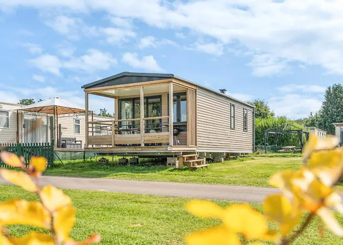 Camping Papillon Bouillon - Vakantiehuis Premium Rustige Locatie Chalet *