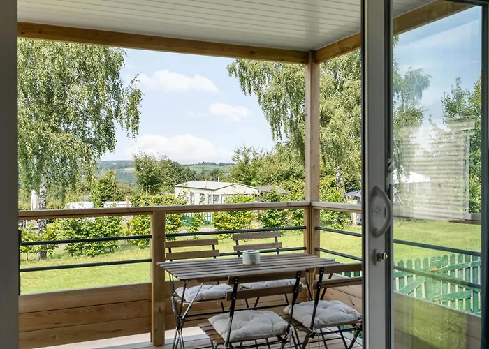 Camping Papillon Bouillon - Vakantiehuis Premium Rustige Locatie *