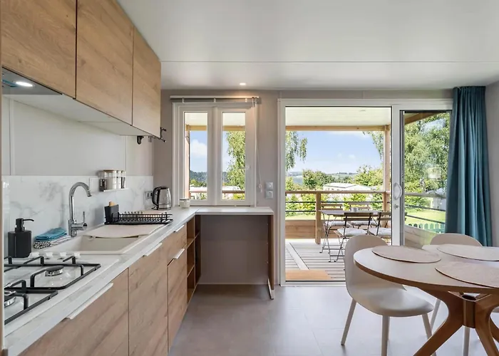 Camping Papillon Bouillon - Vakantiehuis Premium Rustige Locatie *