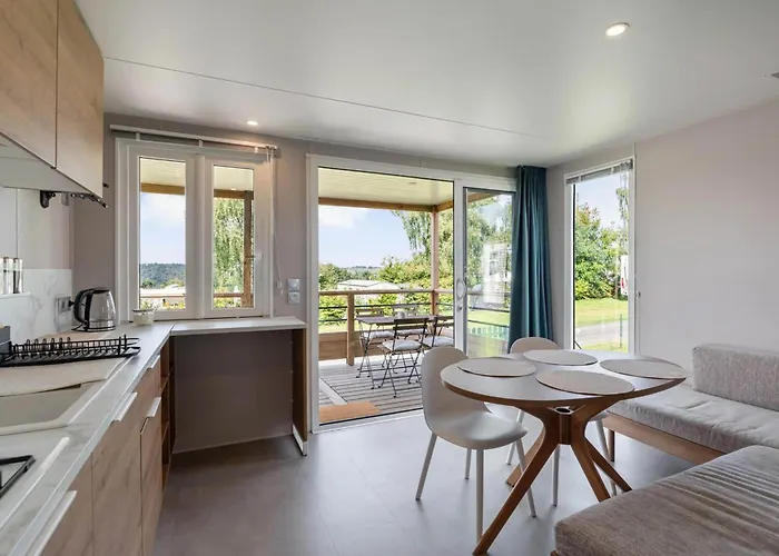 Camping Papillon Bouillon - Vakantiehuis Premium Rustige Locatie *