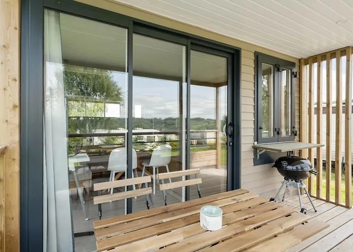 Camping Papillon Bouillon - Vakantiehuis Premium Rustige Locatie Chalet