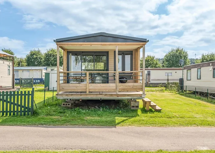 Camping Papillon Bouillon - Vakantiehuis Premium Rustige Locatie Chalet